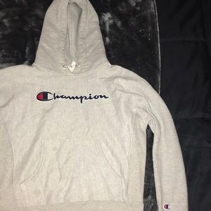 Small, grey Akira Champion Hoodie
